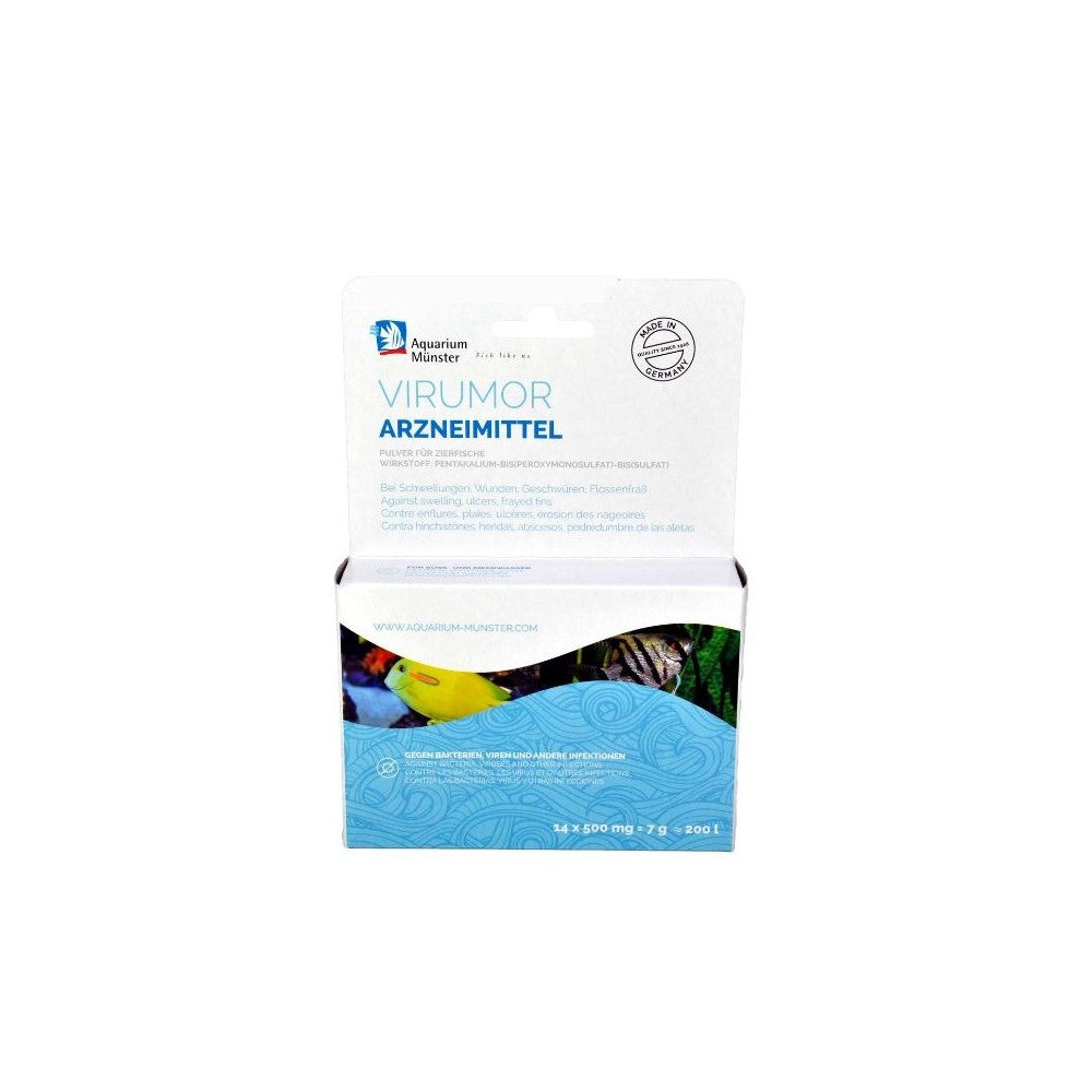 Akvariumo priežiūros priemonė Virumor, 14x500 mg