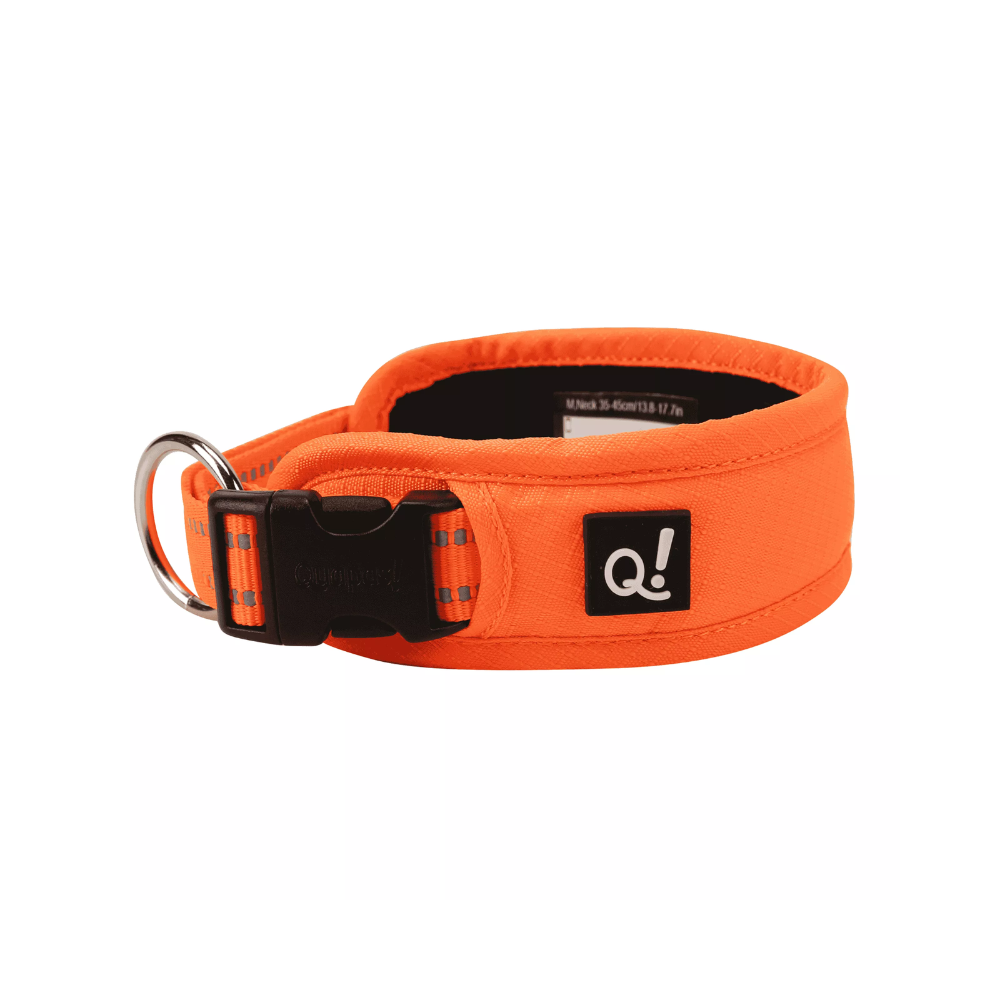 Quapas! Antkaklis Ultra comfort, M, 20 mm x 35-45 cm, oranžinis
