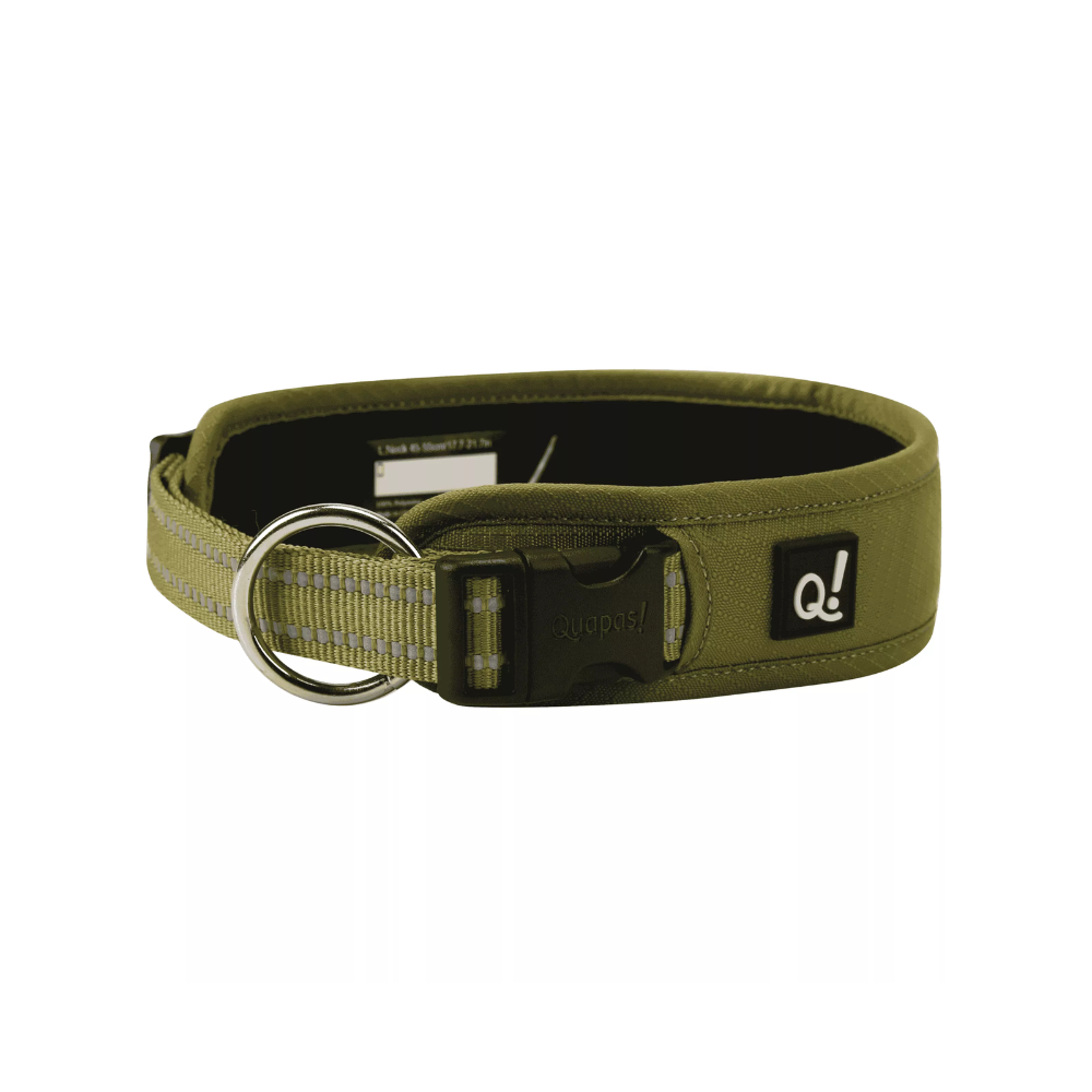 Quapas! Antkaklis Ultra comfort, M, 20 mm x 35-45 cm, žalias