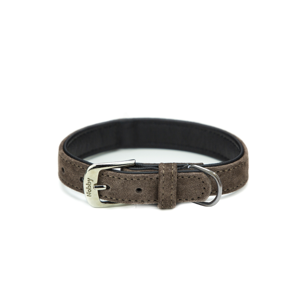 Antkaklis Velours 41-49 cm, 25/28 mm, rudas