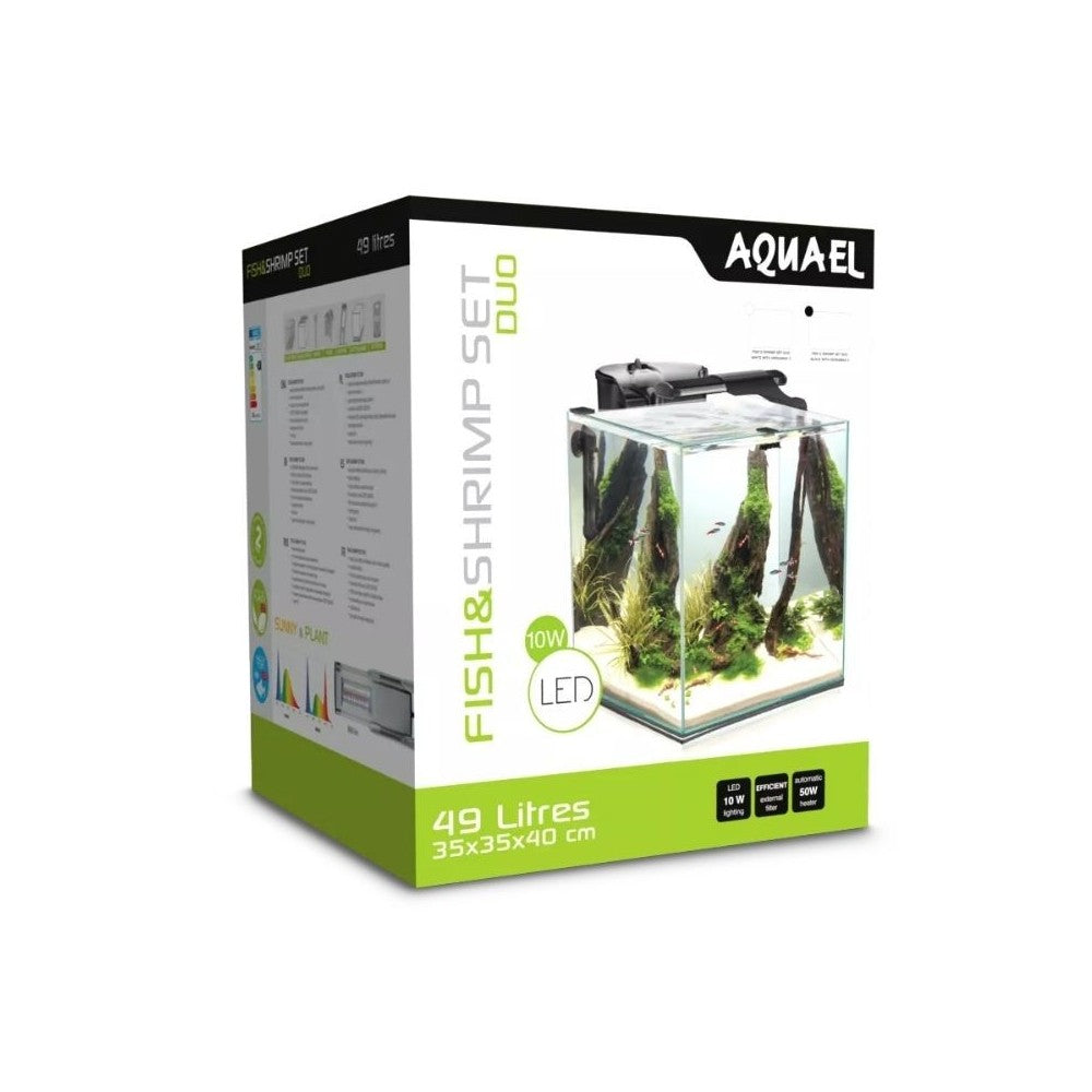 Aquael Fish&Shrimp Set Duo Day&Night 35, baltas