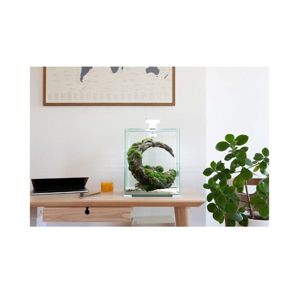 Aquael Shrimp Set Smart Day&Night 20 White akvariumas su įranga krevetėms 20 l