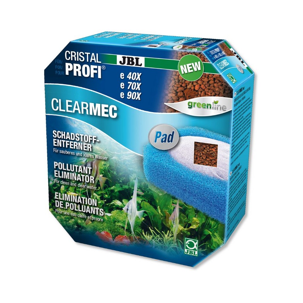 JBL ClearMec Plus Pad kempinė su nitratus, nitritus ir fosfatus mažinančiu užpildu išoriniams filtrams CP e700/1-900/1,2