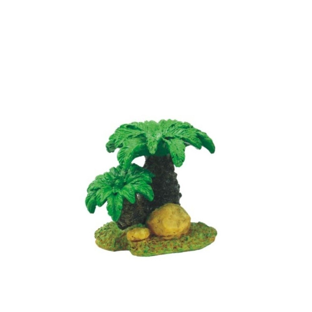Dekoracija akvariumui Palmės, 9x11x9 cm