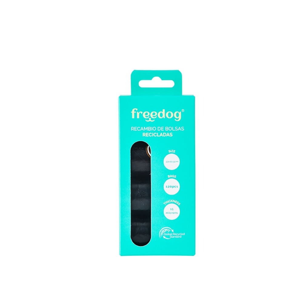Ekskrementų maišeliai 4x15 vnt., juodi