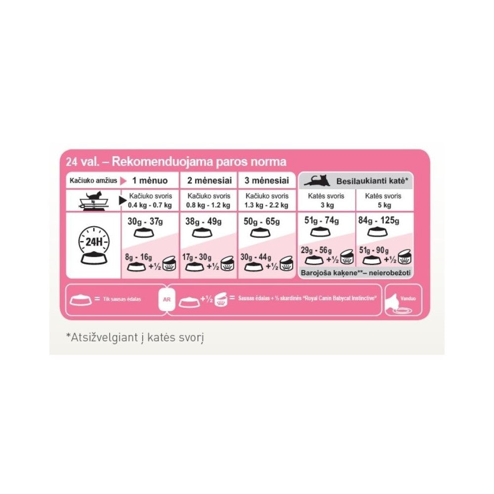 Royal Canin FHN First Age Mother and Babycat maistas maitinančioms katėms ir kačiukams 0,4 kg