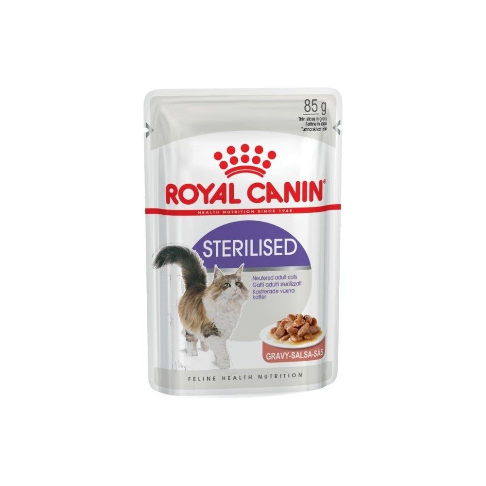 Royal Canin FHN Sterilised in Gravy konservuotas pašaras sterilizuotoms katėms 85 g