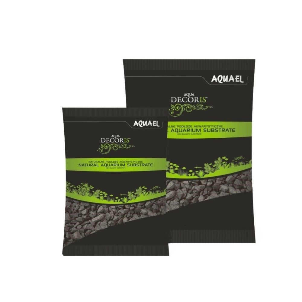 Gruntas akvariumui, juodas, 2-4 mm, 2 kg