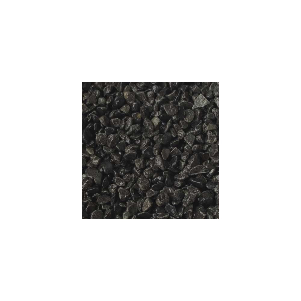 Gruntas akvariumui juodas 3-5 mm, 5 kg
