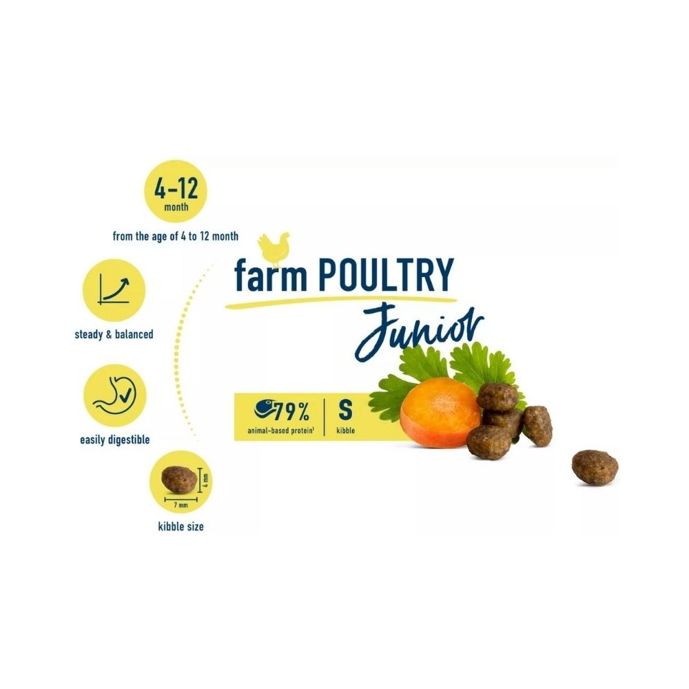 Happy Cat visavertis pašaras jaunoms katėms su paukštiena Junior LandGeflugel, 1,3 kg