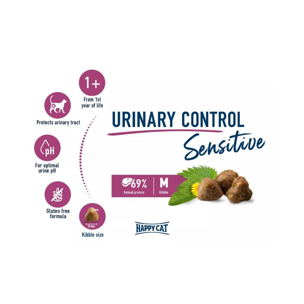Happy Cat visavertis pašaras sterilizuotoms katėms Sensitive Urinary Control, 1,3 kg