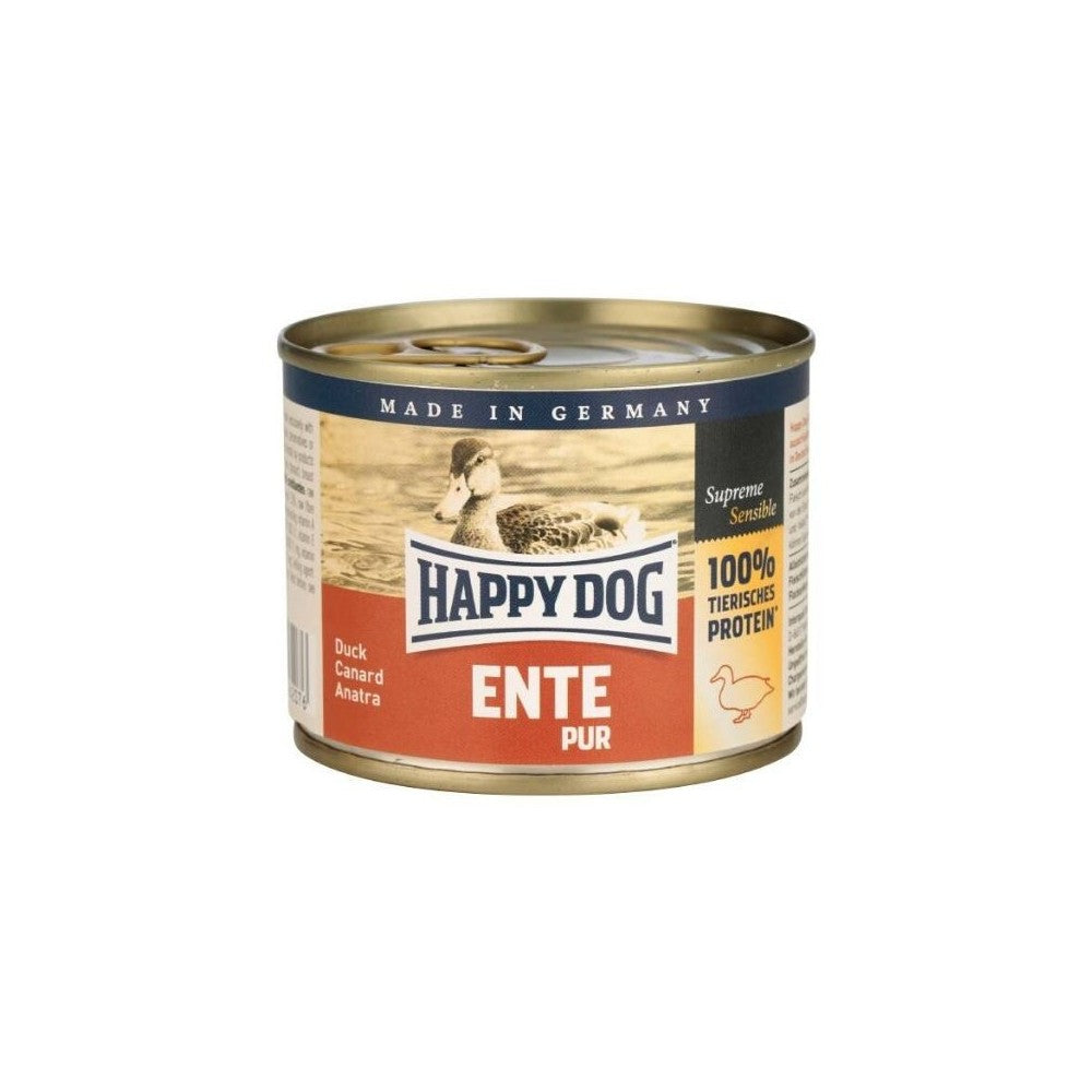Happy Dog Ente Pur konservai šunims su antiena, 200g