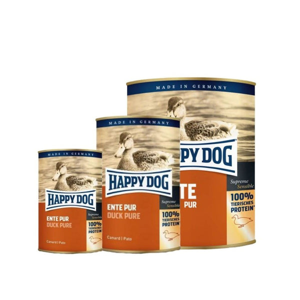 Happy Dog Ente Pur konservai šunims su antiena, 200g