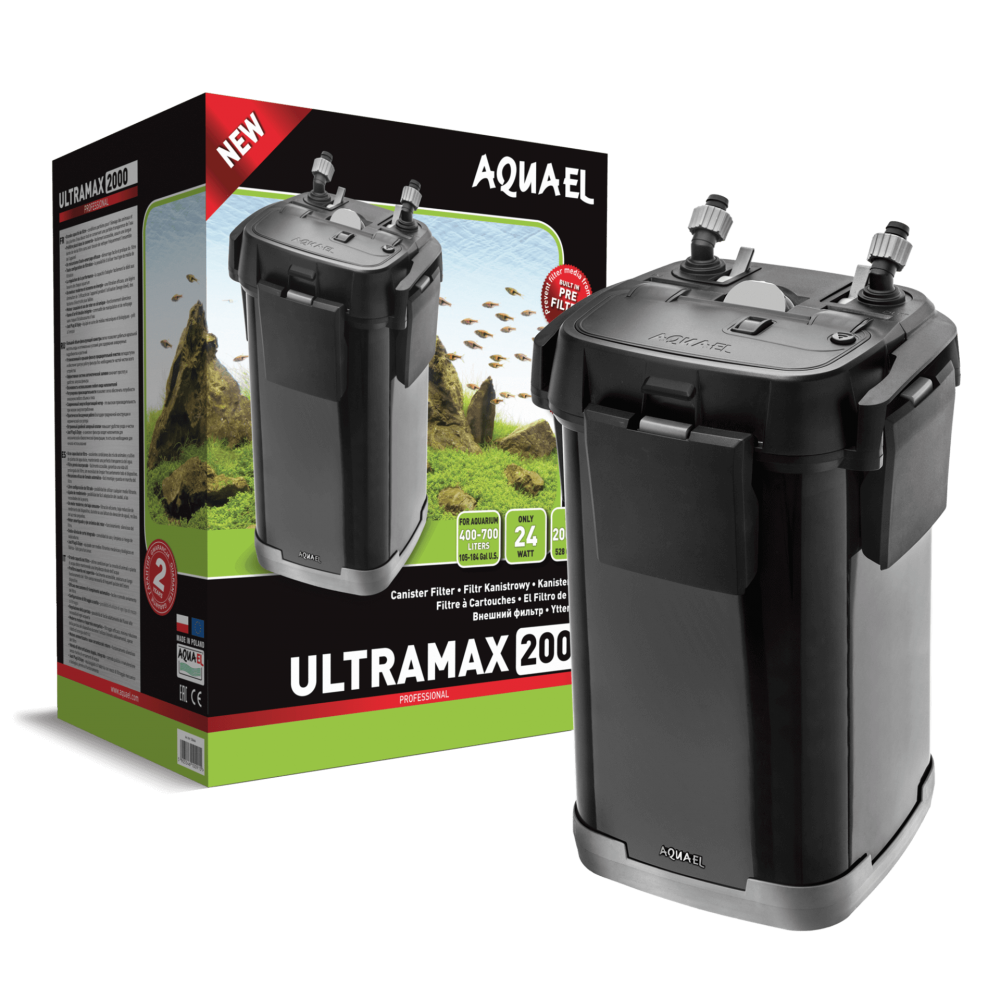 Išorinis filtras Ultramax 2000, 2000 l/h, 400 - 700 l, 17 W