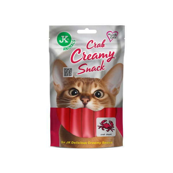 Kreminis skanėstas katėms krabų skonio, 5x15 g
