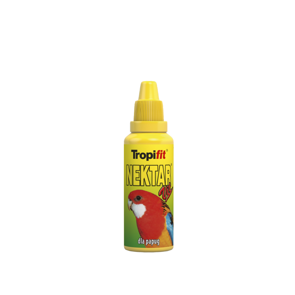 Nektar-Vit lesalo papildas vidutinėms ir didžiosioms papūgoms, 30 ml