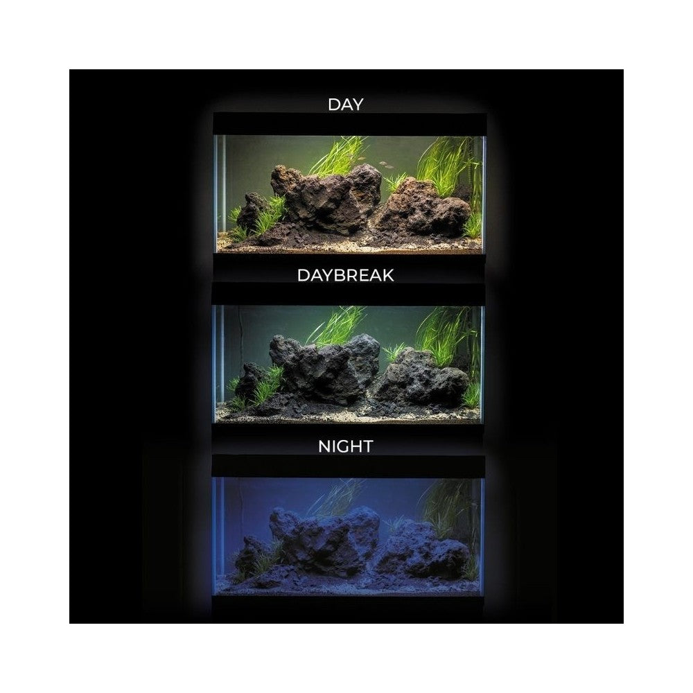 Opti Set 200 akvariumas stačiakampis, juodas, 101x41x56 cm, 200 l