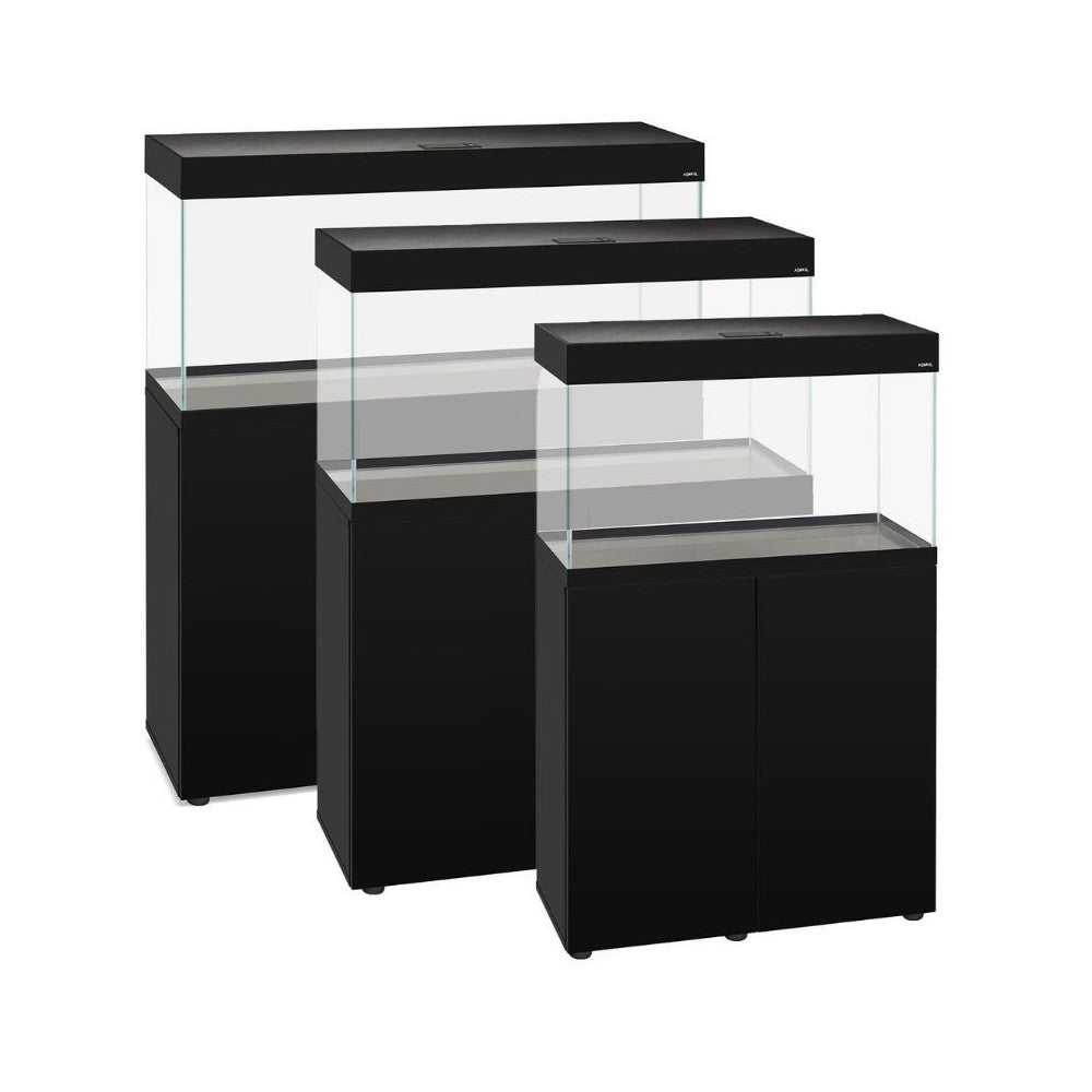Opti Set 240 akvariumas stačiakampis, juodas, 121x41x56 cm, 240 l