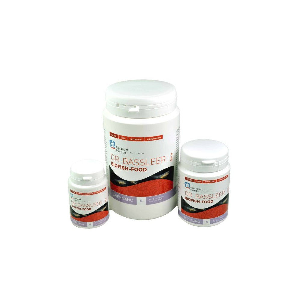 Pašaras žuvims Dr. Bassleer Biofish Food Baby+Nano S, 60 g
