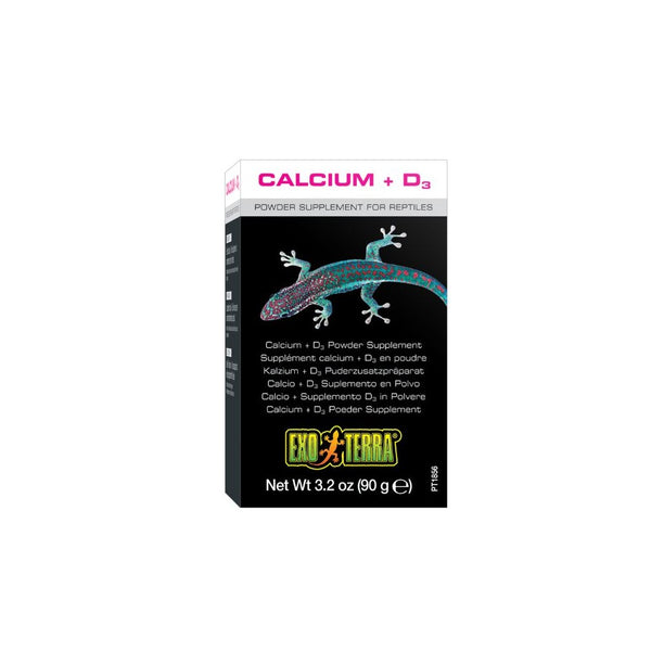 Pašaro papildas ropliams Exoterra Calcium+Vitamin D3, 90 g