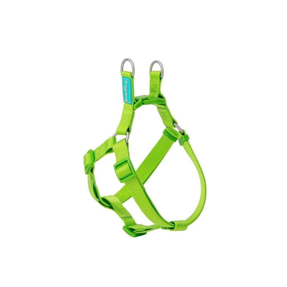 Petnešos Basic Nylon A-Type, laimo spalvos, 10 mm x 20-36 cm