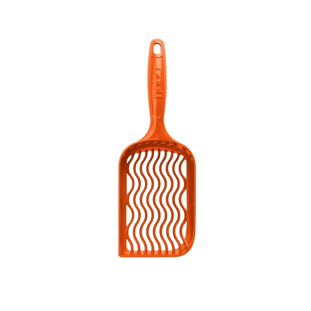 Plastikinis kačių kraiko semtuvėlis Noba Scoop, oranžinis