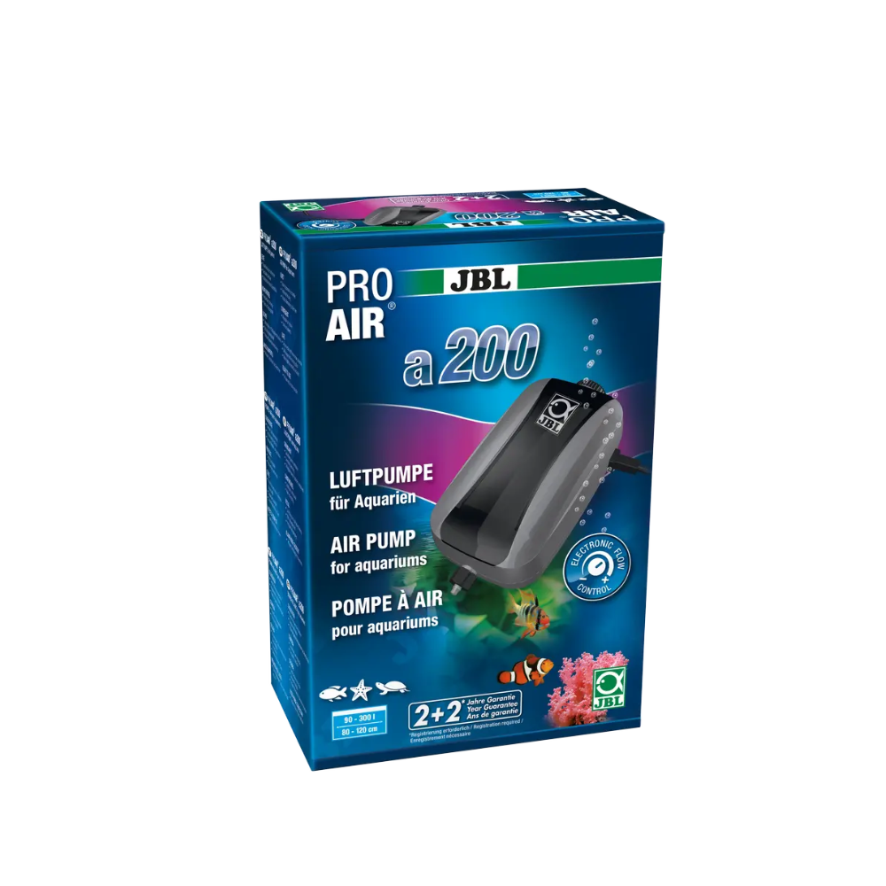 ProAir a200 oro pompa, 200 l/h, 3,2 W, 90-300 l akvariumams
