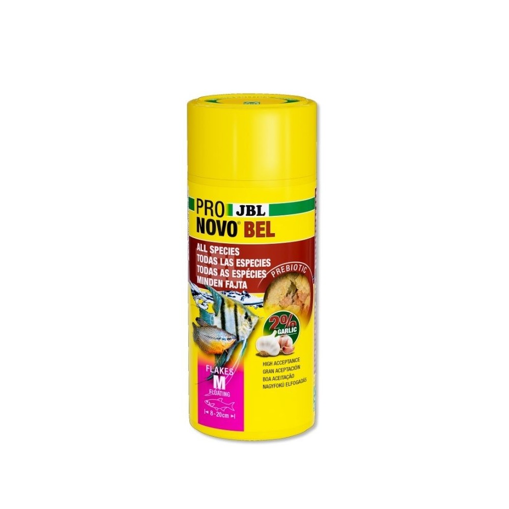 JBL ProNovo Bel Flakes M universalus pašaras žuvims 250 ml