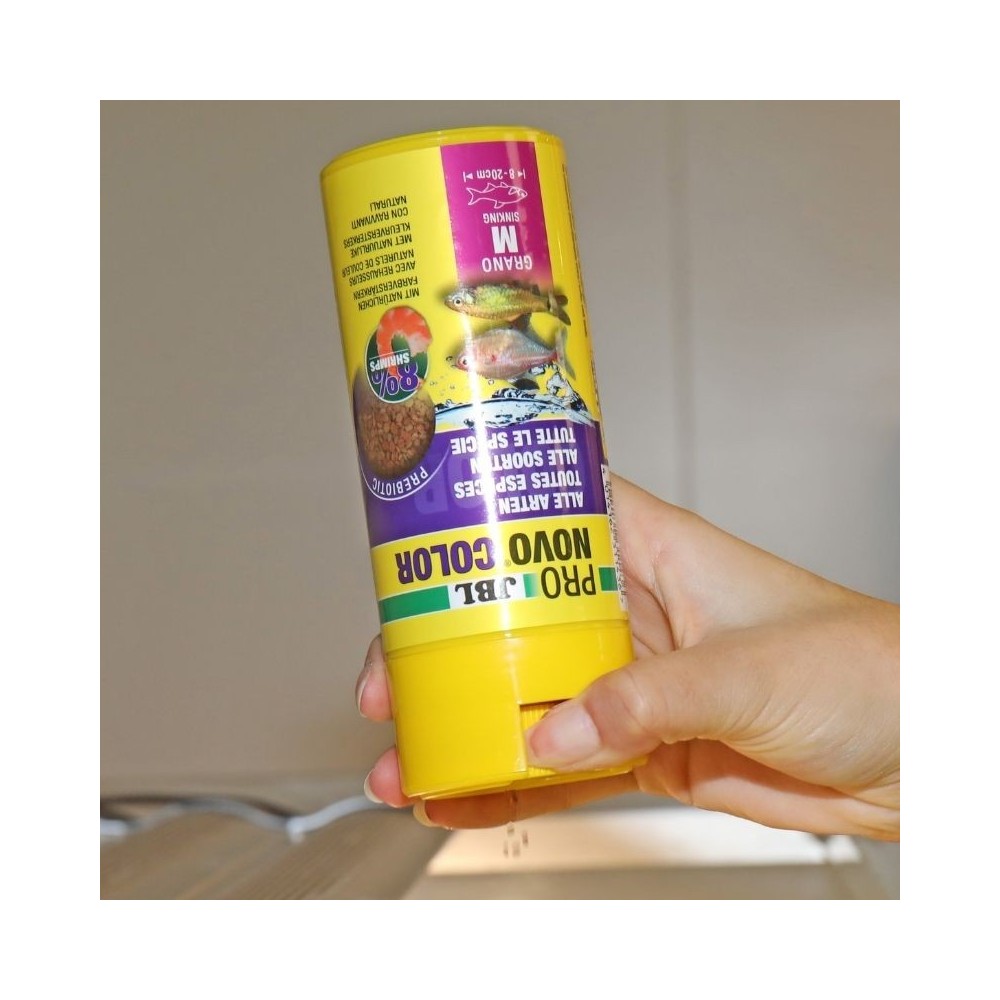 JBL ProNovo Color Grano M universalus pašaras žuvims 250 ml (click)