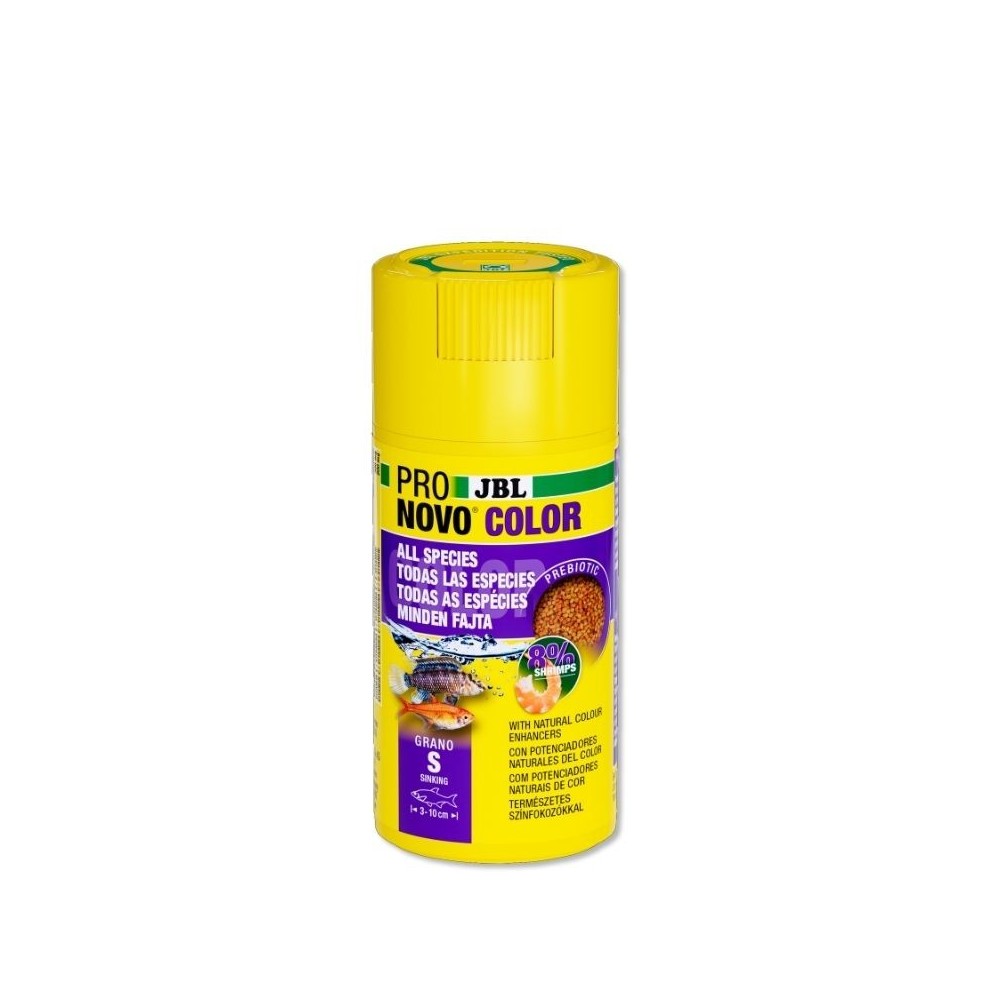 JBL ProNovo Color Grano S universalus pašaras žuvims 100 ml (click)