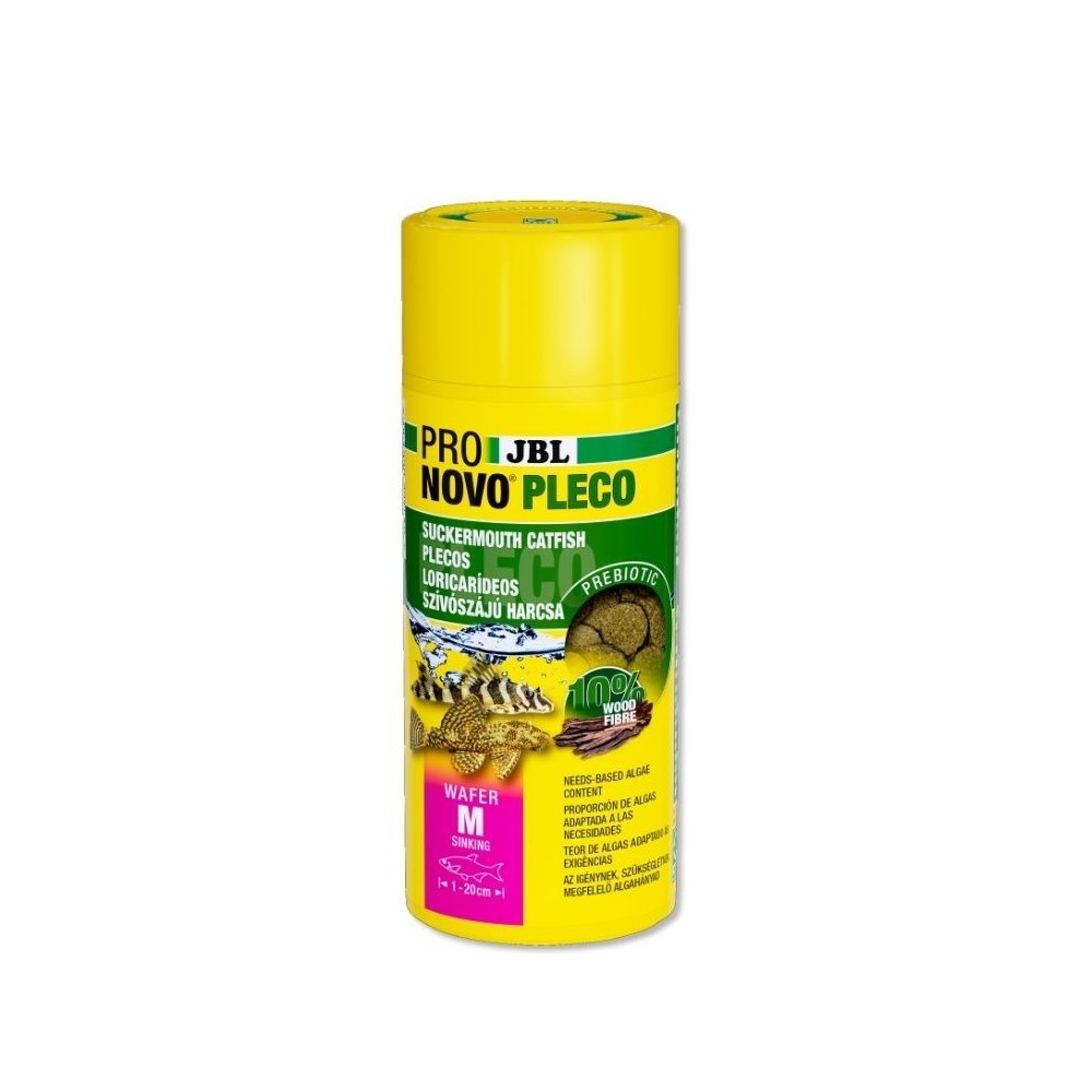 JBL ProNovo Pleco Wafer M pašaras žuvims 250 ml