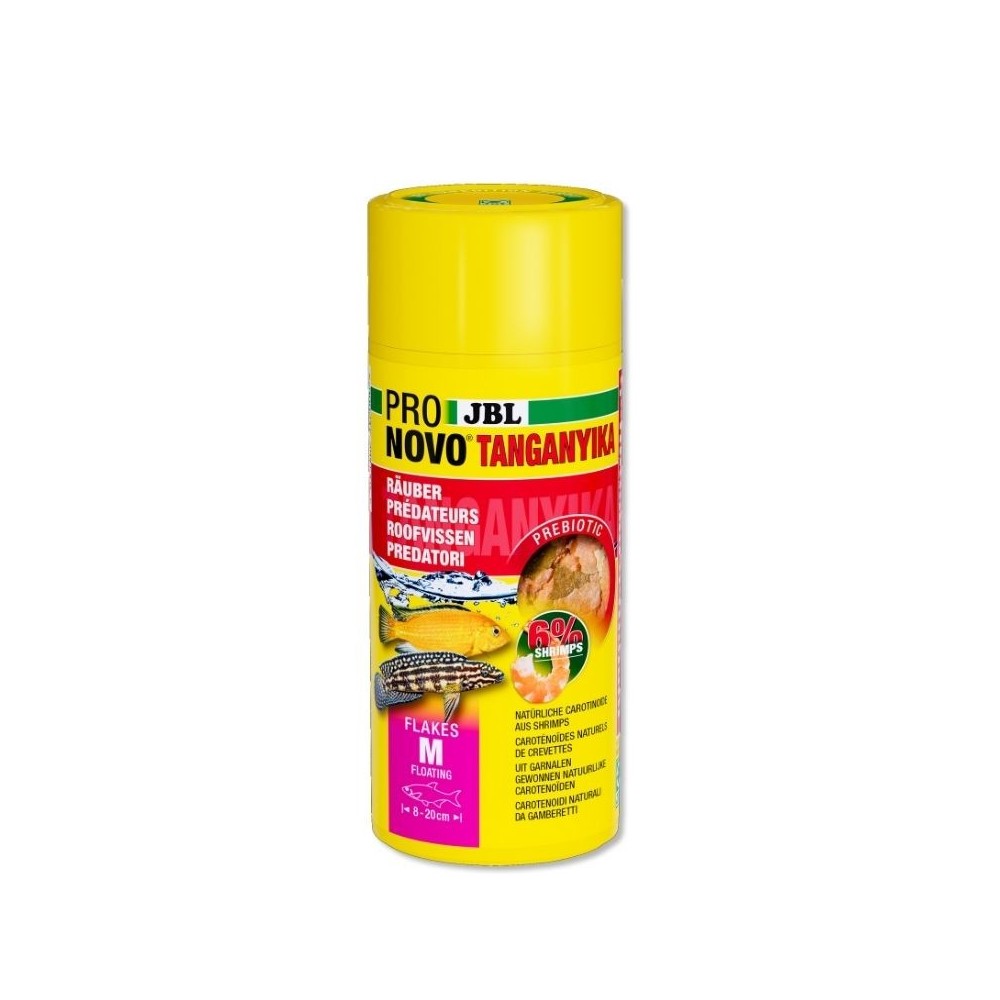 JBL ProNovo Tanganyika Flakes M pašaras žuvims 250 ml