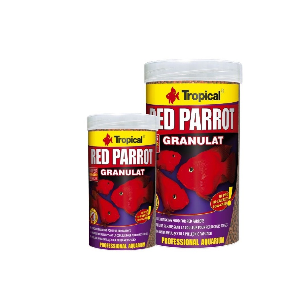 Tropical Red Parrot Granulat maistas žuvims 250 ml