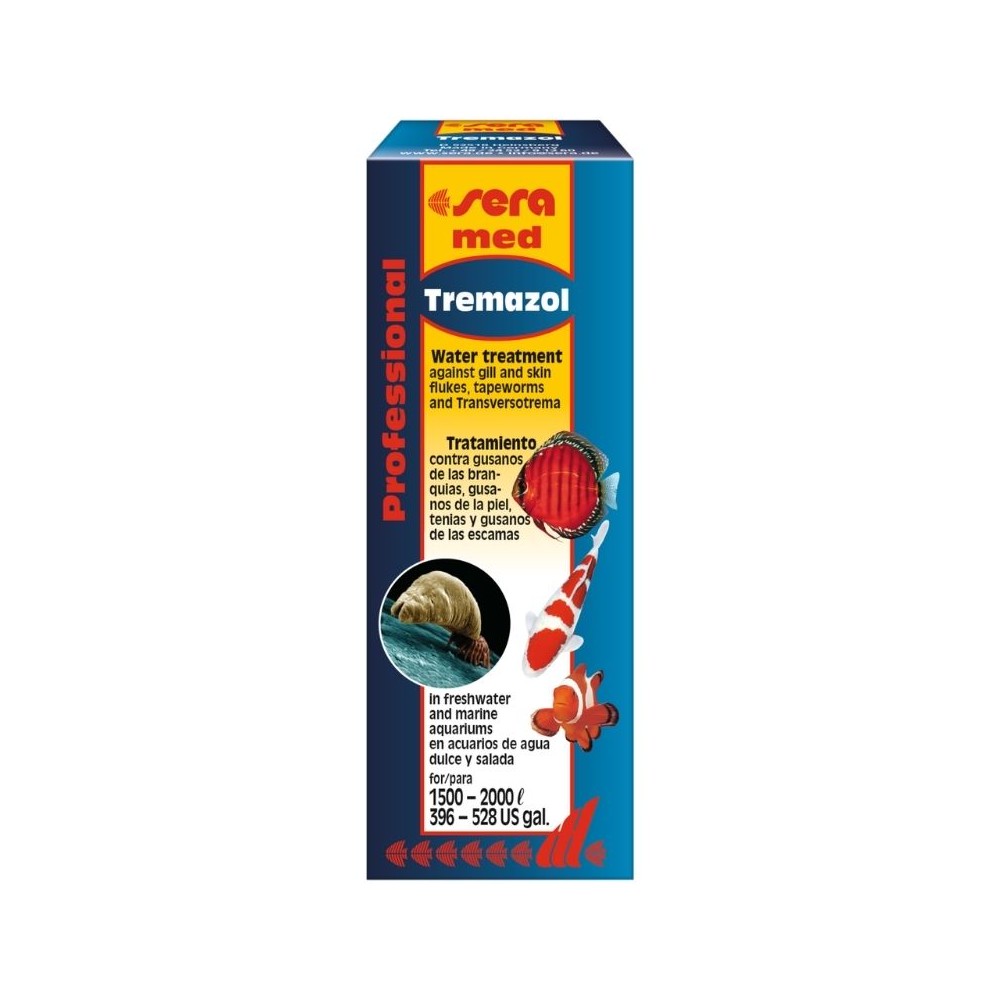 Sera akvariumo priežiūros priemonė Med Professional Tremazol, 100 ml