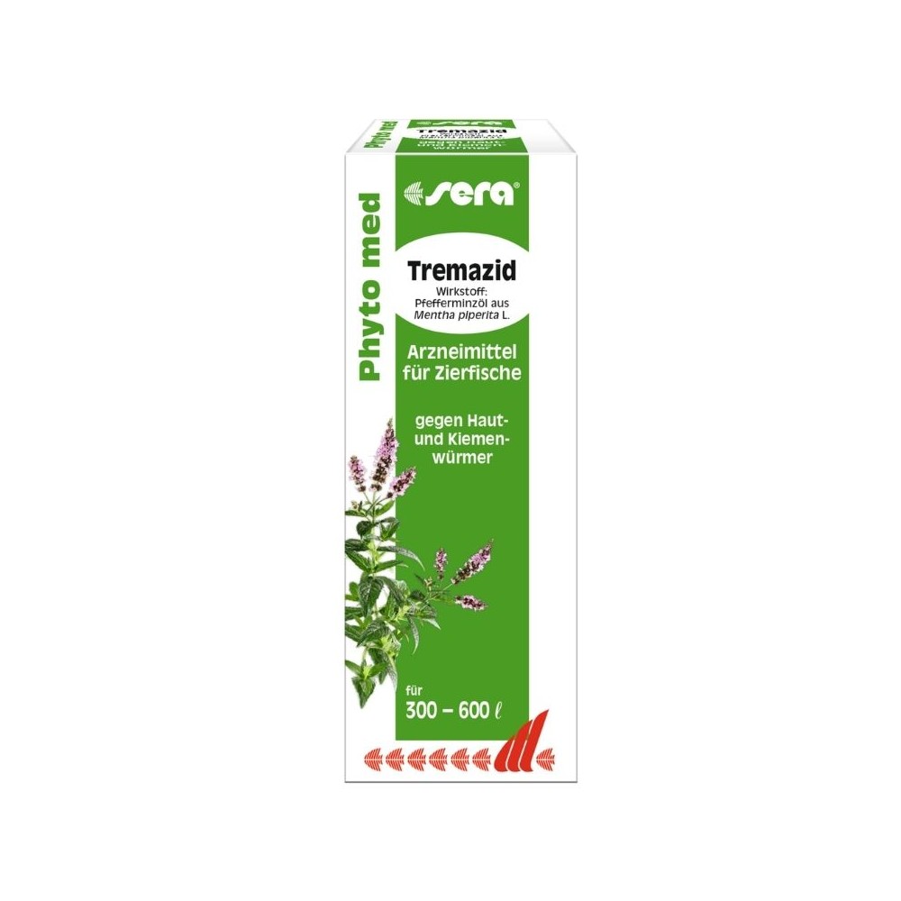 Sera akvariumo priežiūros priemonė Phyto Med Tremazid, 30 ml