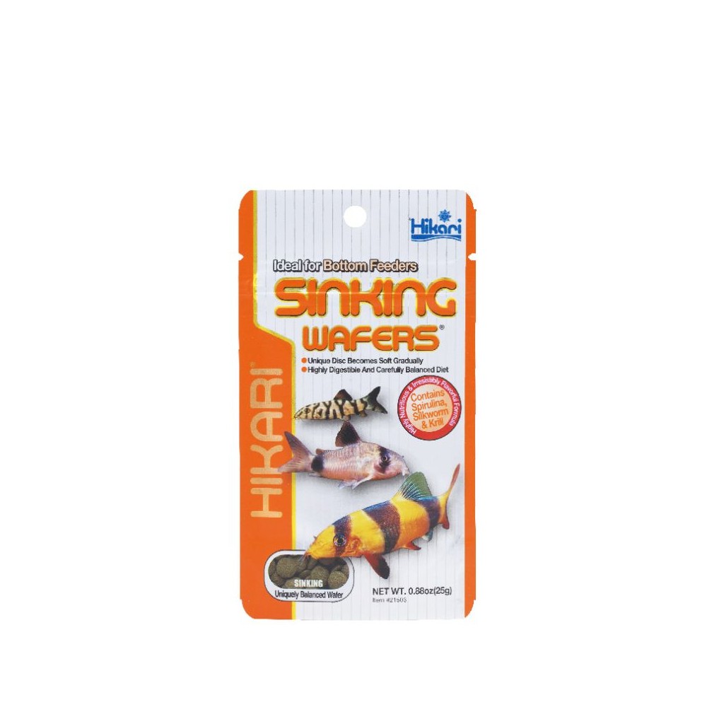 Hikari Sinking Wafers maistas dugninėms žuvims 25 g