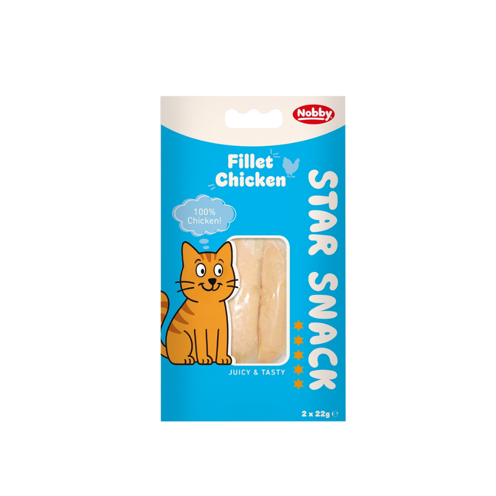 Skanėstas katėms vištienos file, 2x22 g