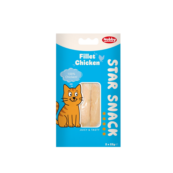 Skanėstas katėms vištienos file, 2x22 g