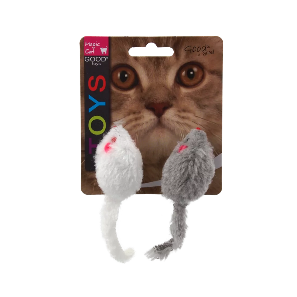 Žaislas katėms barškanti pelytė su katžole Magic Cat, 11 cm, 2 vnt.